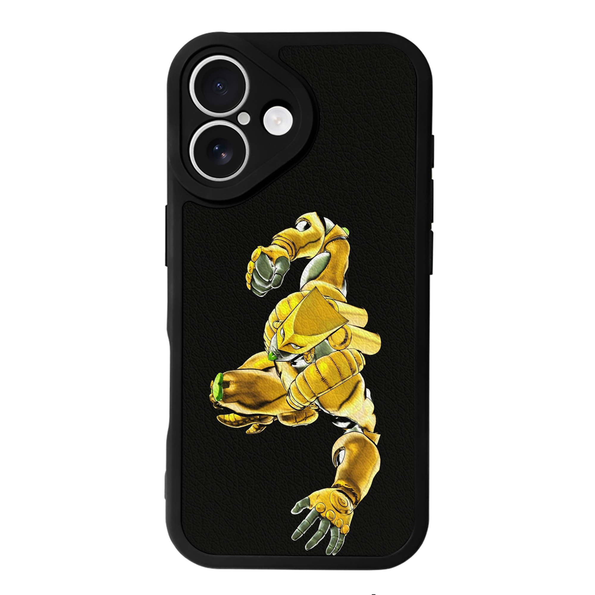 （画像用） ジョジョの奇妙な冒険 ディオ?ブランドー JoJo's Bizarre Adventure Dio Brando 【iPhone 16シリーズ対応】シリコンスマホケース（レザー調） 材質：シリコン